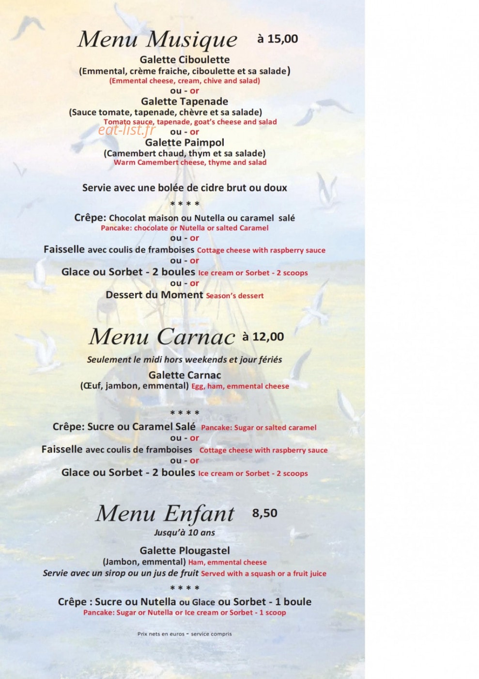 La fleur de sel — carte page 5