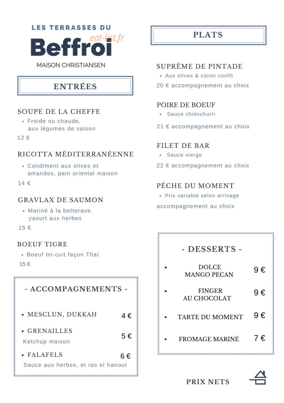 La Fontaine — carte page 1