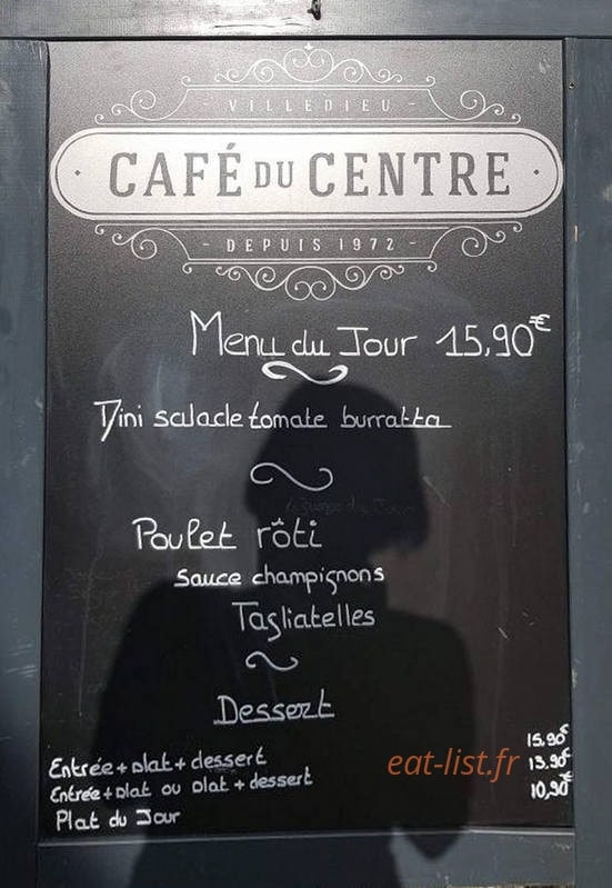 Café Du Centre — carte page 2