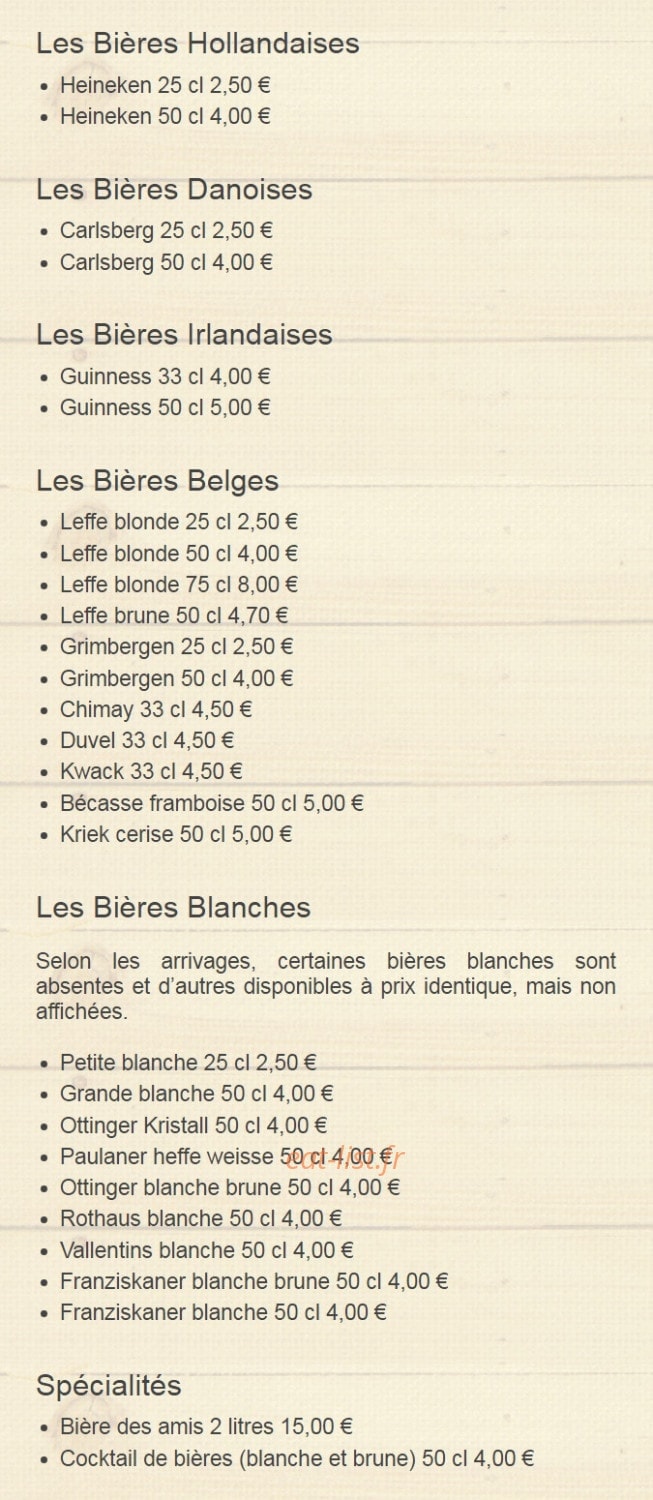 La Remise — carte page 3