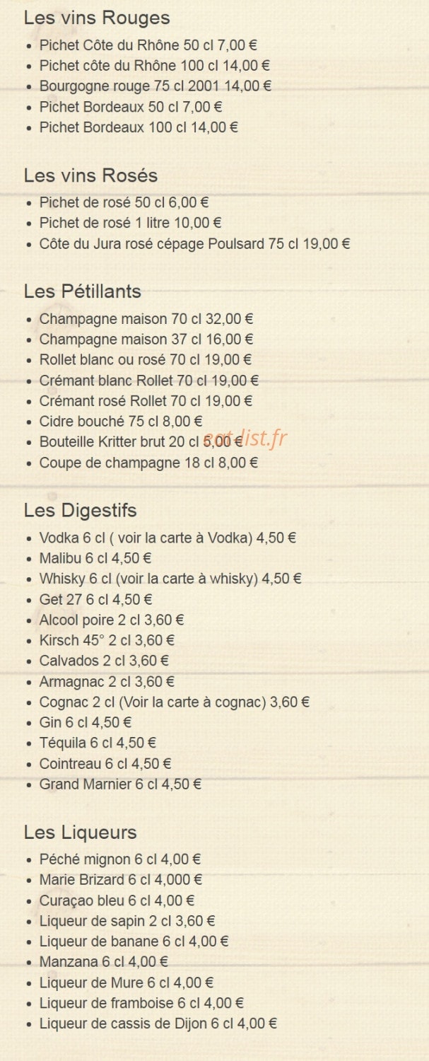 La Remise — carte page 6