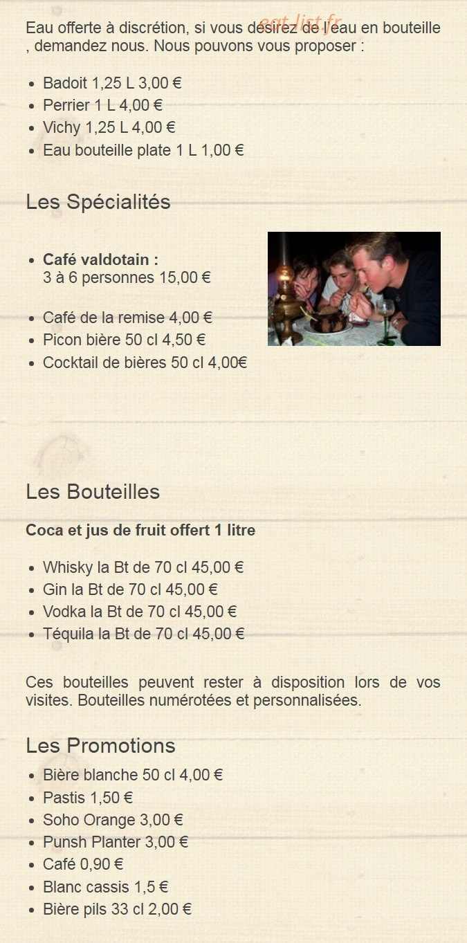 La Remise — carte page 8