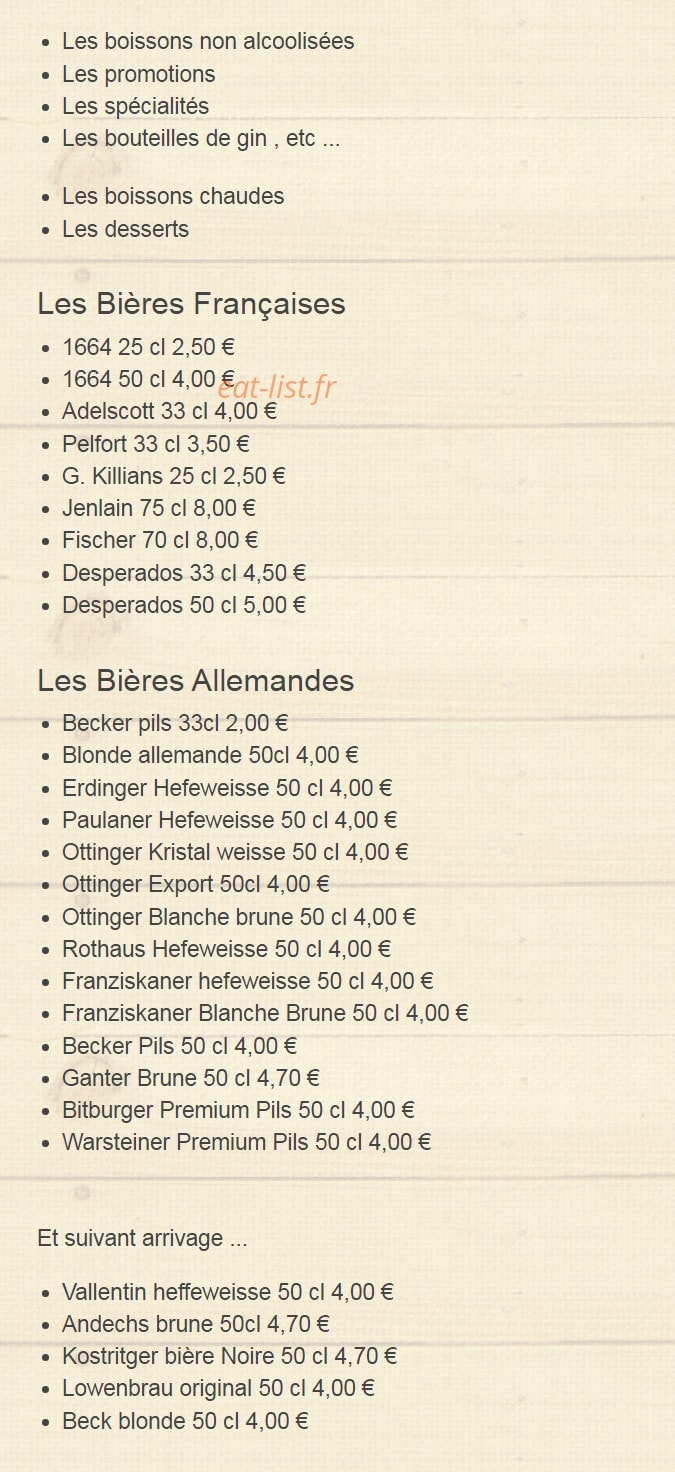 La Remise — carte page 2