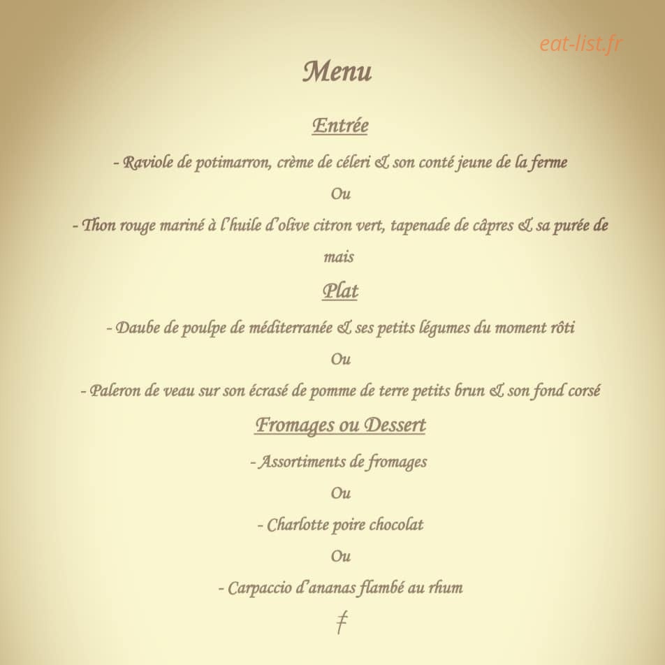 Chez Luni — carte page 3