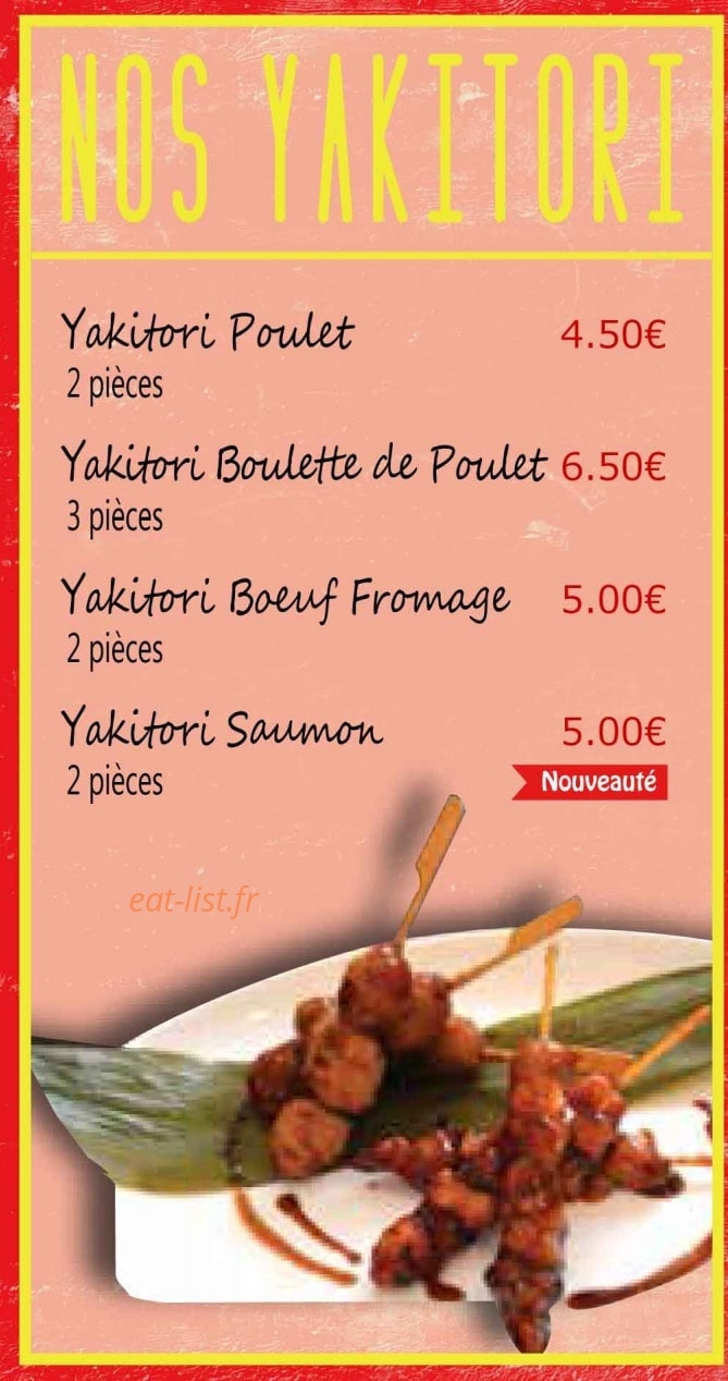 Allo'Sushi84 — carte page 10