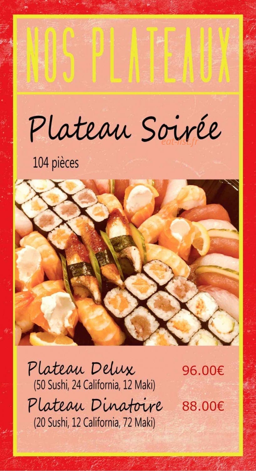 Allo'Sushi84 — carte page 2