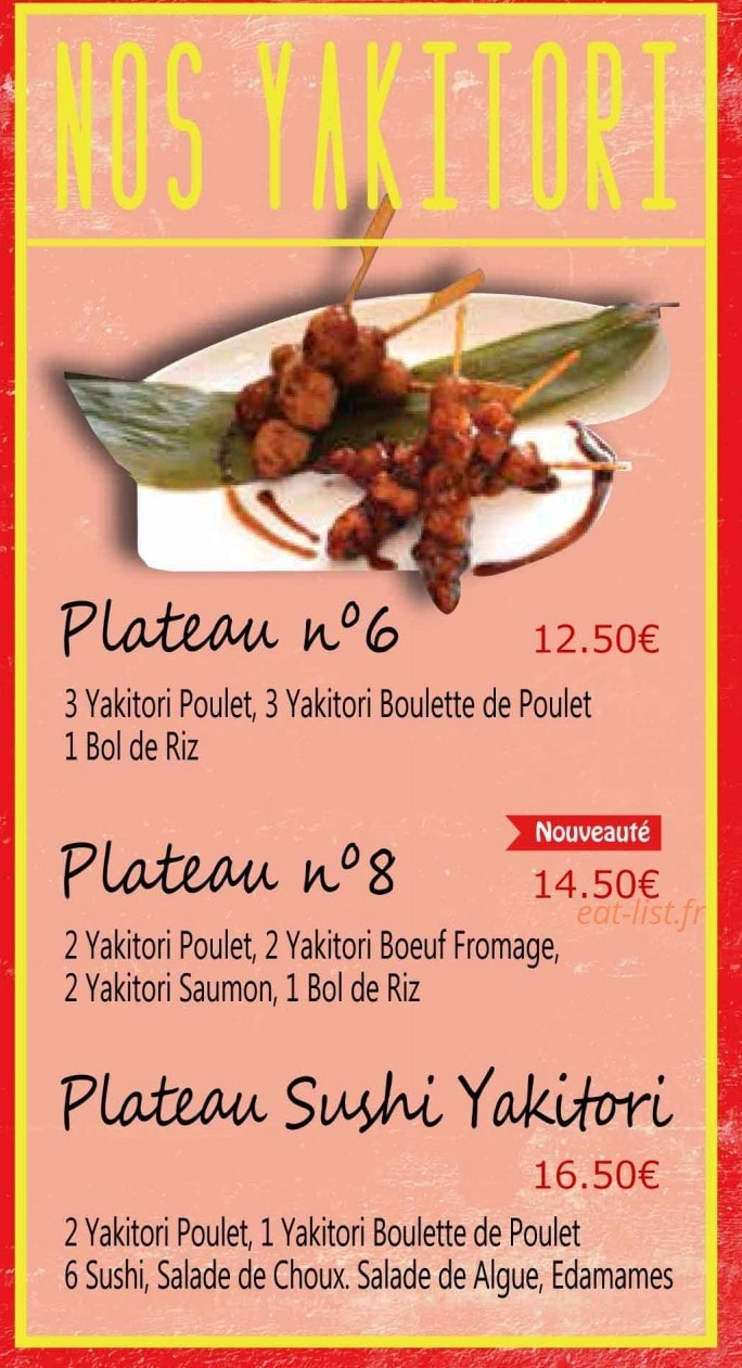 Allo'Sushi84 — carte page 11
