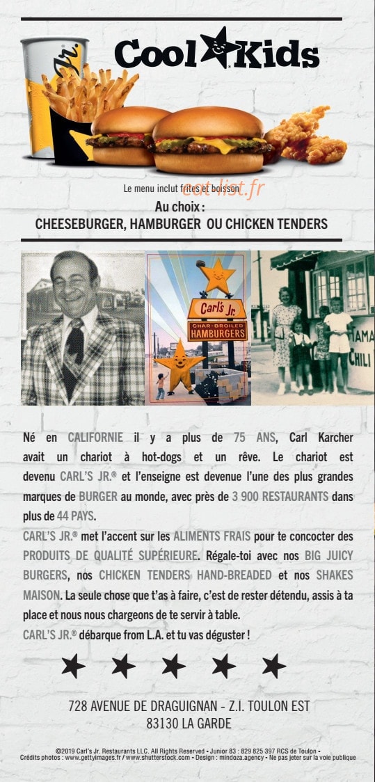 Carl's Jr. — carte page 6