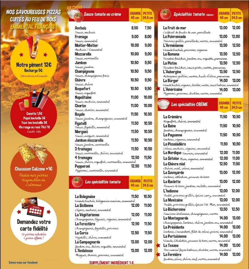 Chez Richard — carte page 1