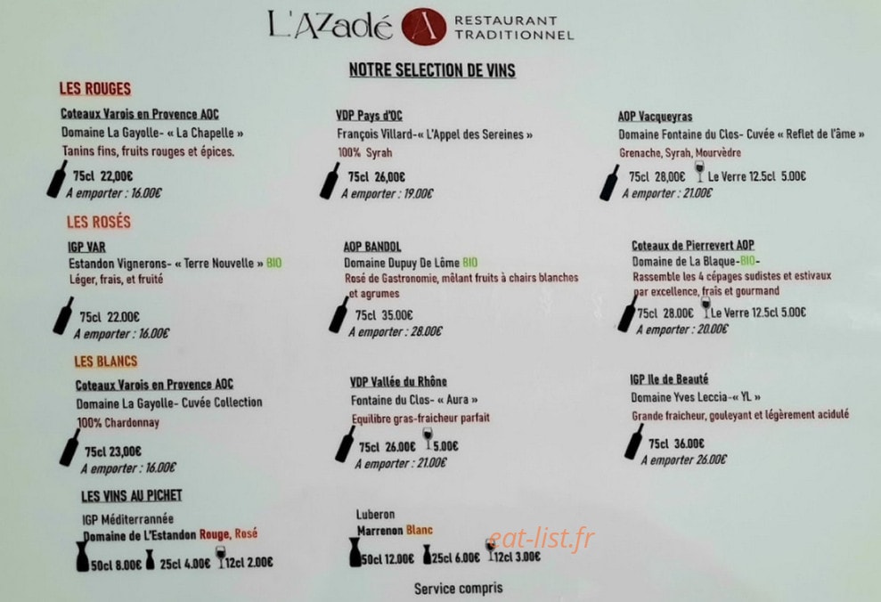 L'Azadé — carte page 2