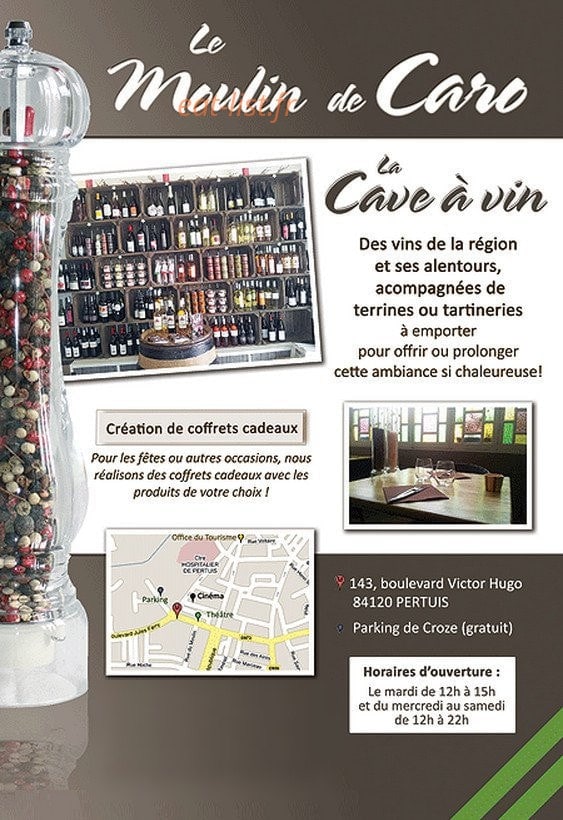 Le Moulin de Caro — carte page 2