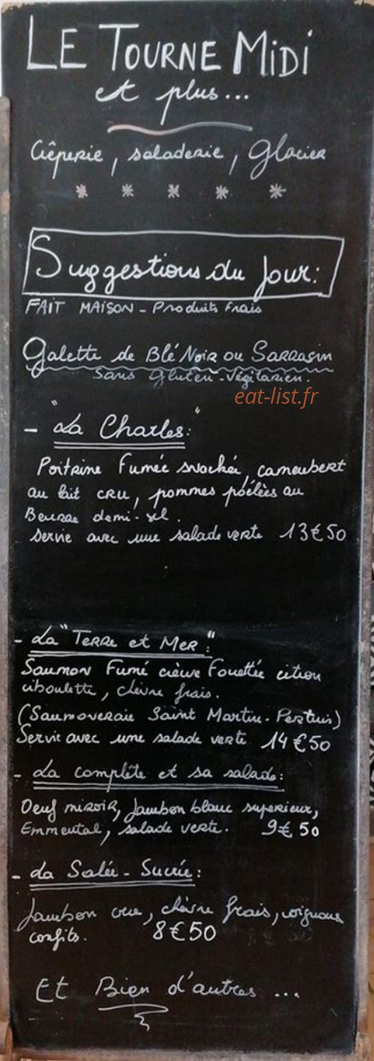 Le Tourne Midi — carte page 1