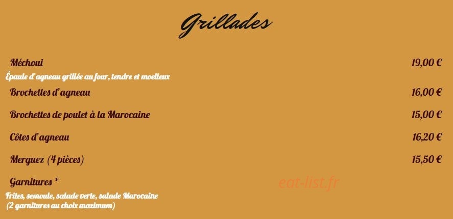Les Amis Gourmands — carte page 3