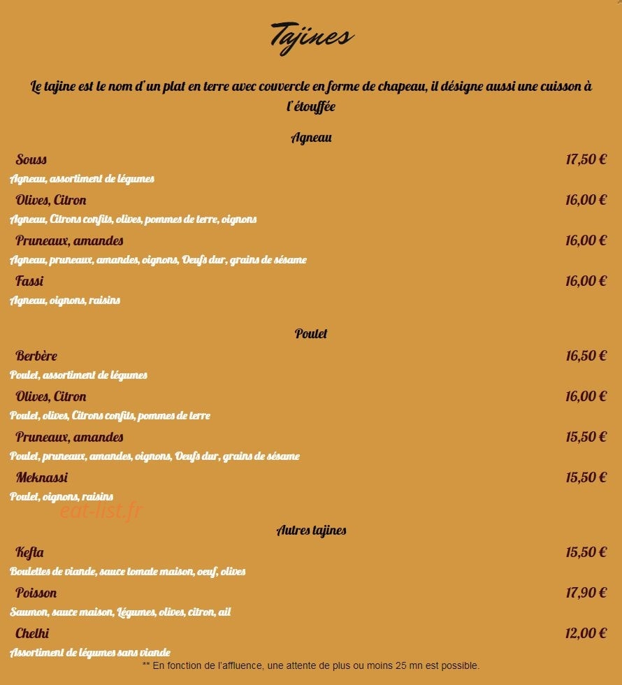 Les Amis Gourmands — carte page 4