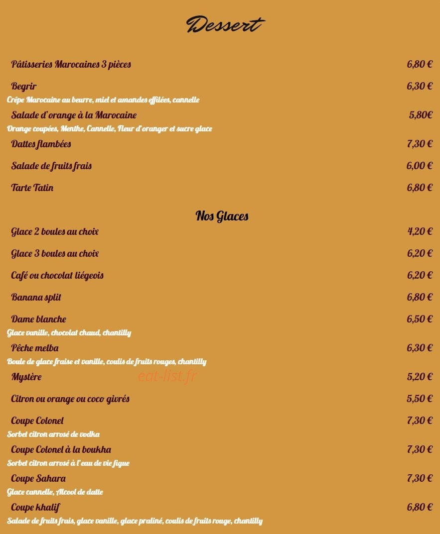 Les Amis Gourmands — carte page 7
