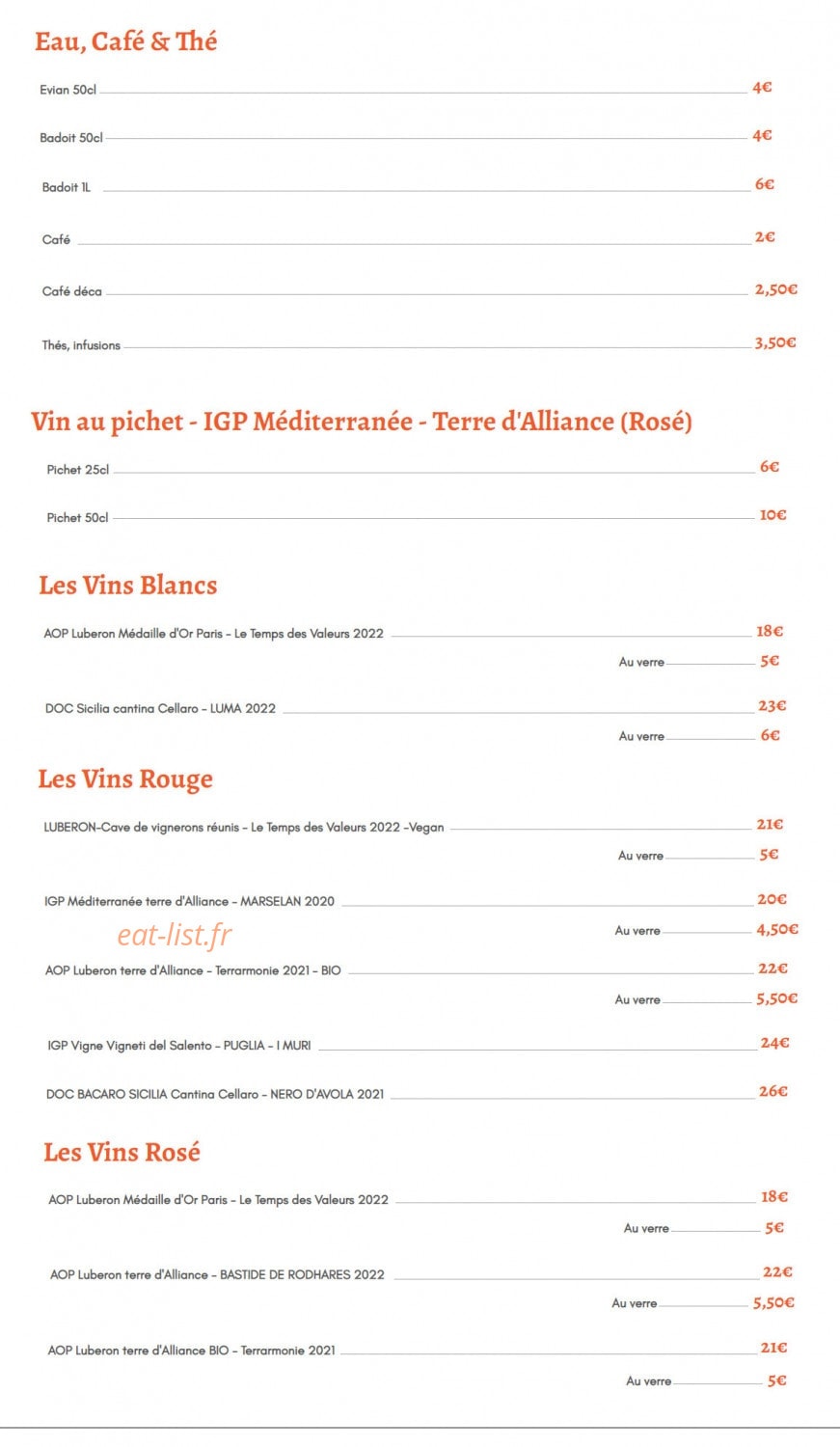 Les Saveurs des Îles — carte page 3