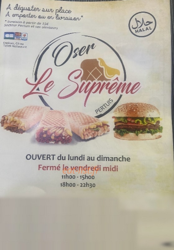 Oser le suprême — carte page 1