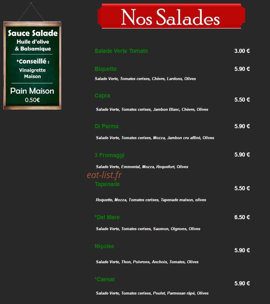 Parma pizza — carte page 5