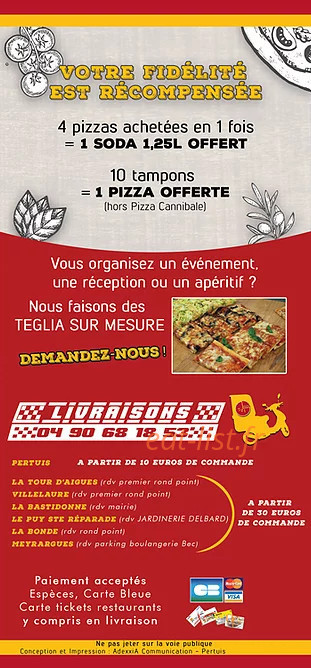 Pizza 721 — carte page 6