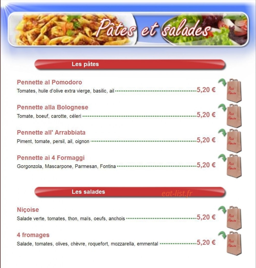 Pizza Marcou — carte page 4