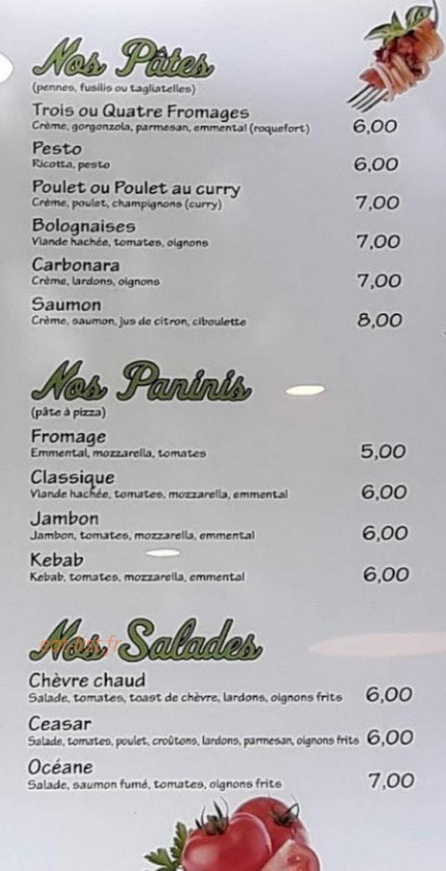 Pizzaiolo — carte page 2