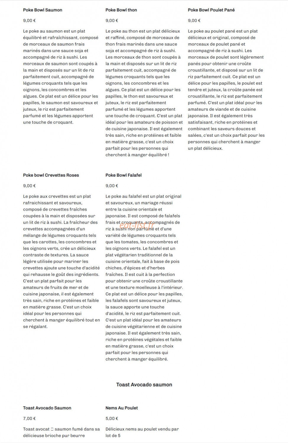 Poké Time — carte page 1