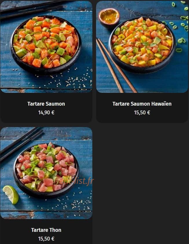 Ayako Sushi — carte page 8