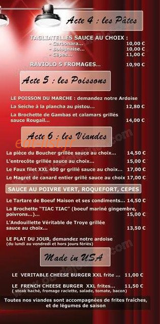 Café théâtre — carte page 3