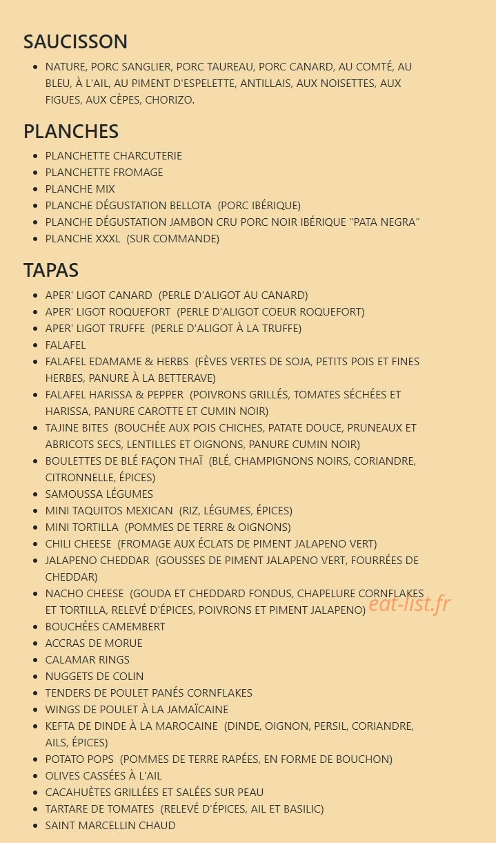 Chope et Compagnie — carte page 1