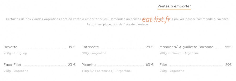 El Asador — carte page 5