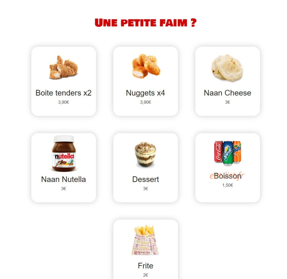 Fwencheese — carte page 4