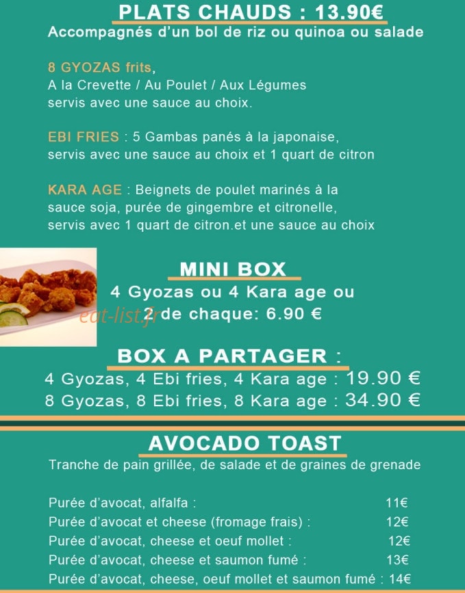 Hawa Poke — carte page 5