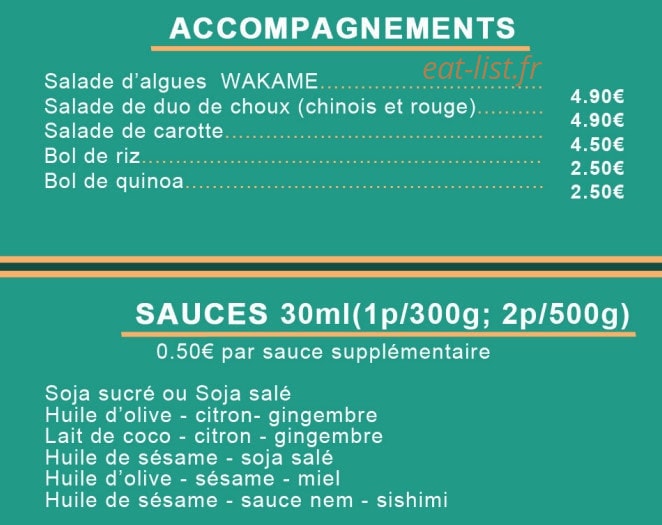 Hawa Poke — carte page 4