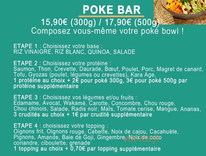 Hawa Poke — carte page 3