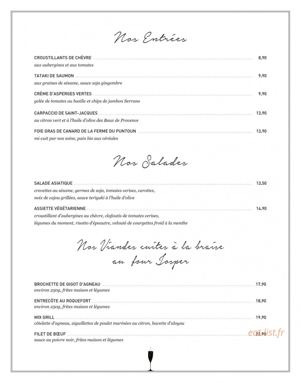 Le chic — carte page 2