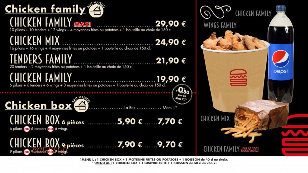 Mister Chick — carte page 2