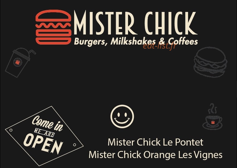Mister Chick — carte page 1