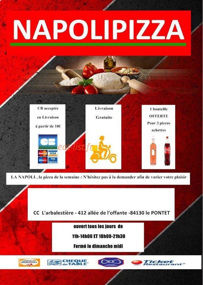 Napolipizza — carte page 1