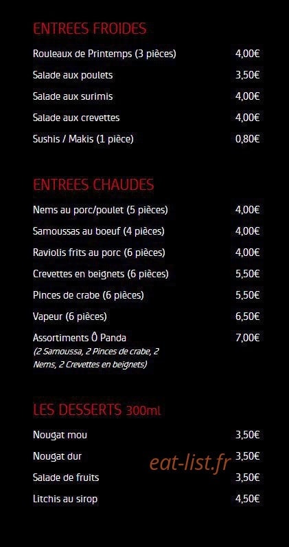 O panda — carte page 9
