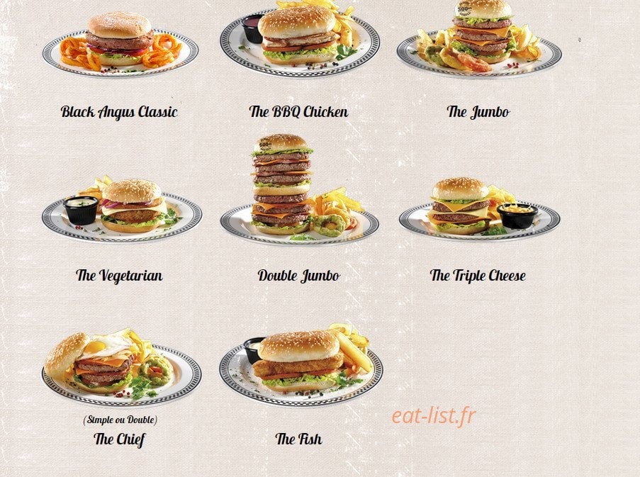 Tommy's Diner Café — carte page 8
