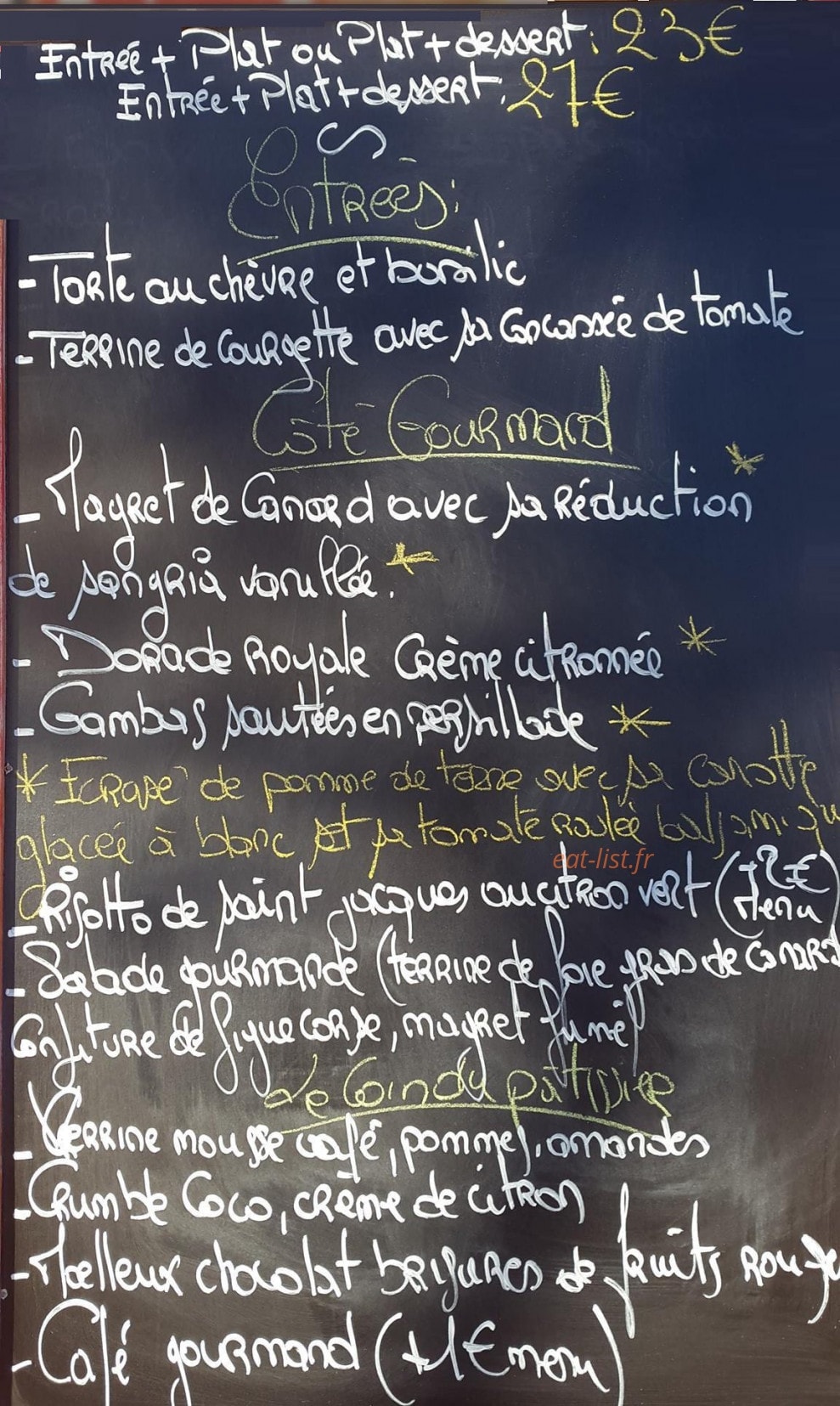 Hom art café — carte page 2