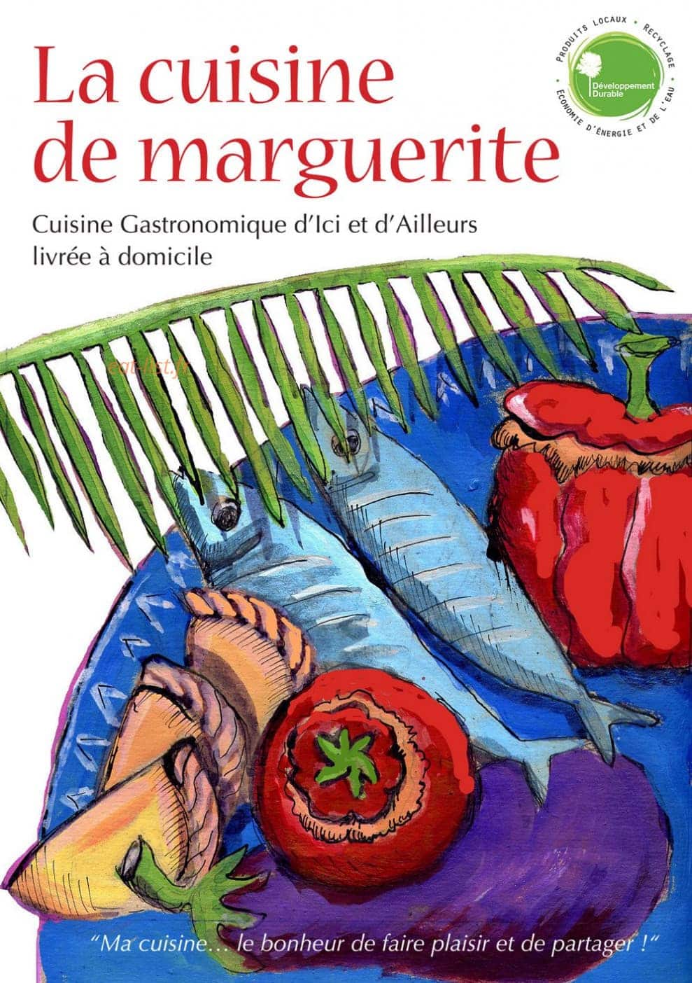 La cuisine de marguerite — carte page 1