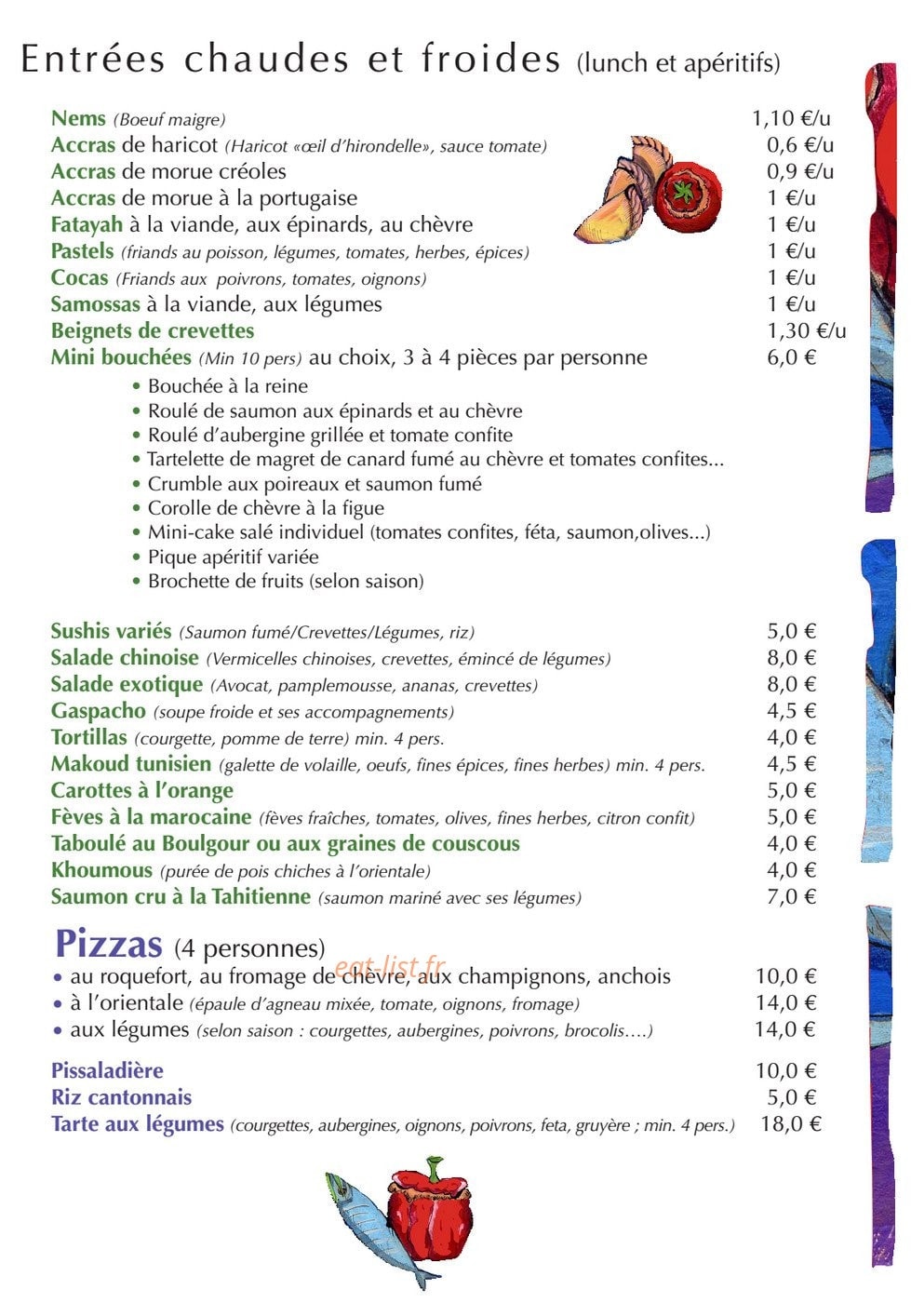 La cuisine de marguerite — carte page 2