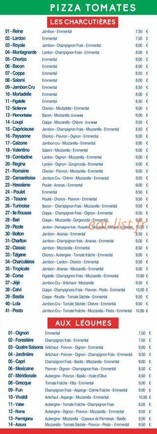 Doce Pizza — carte page 3