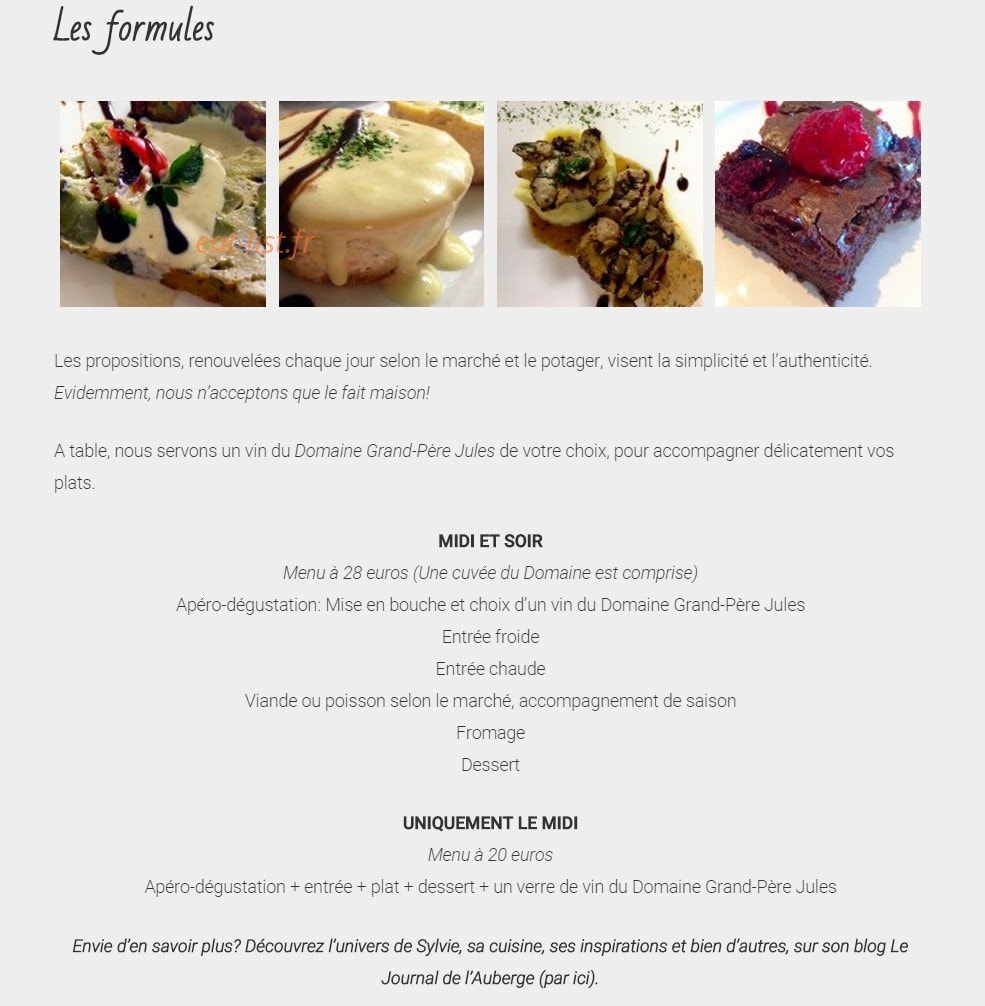 La Tuilerie — carte page 1