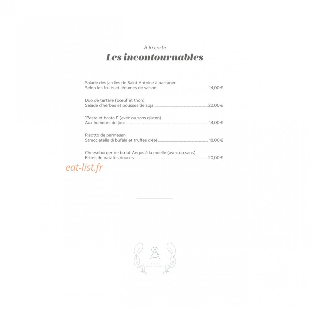 Villa Saint Antoine — carte page 4
