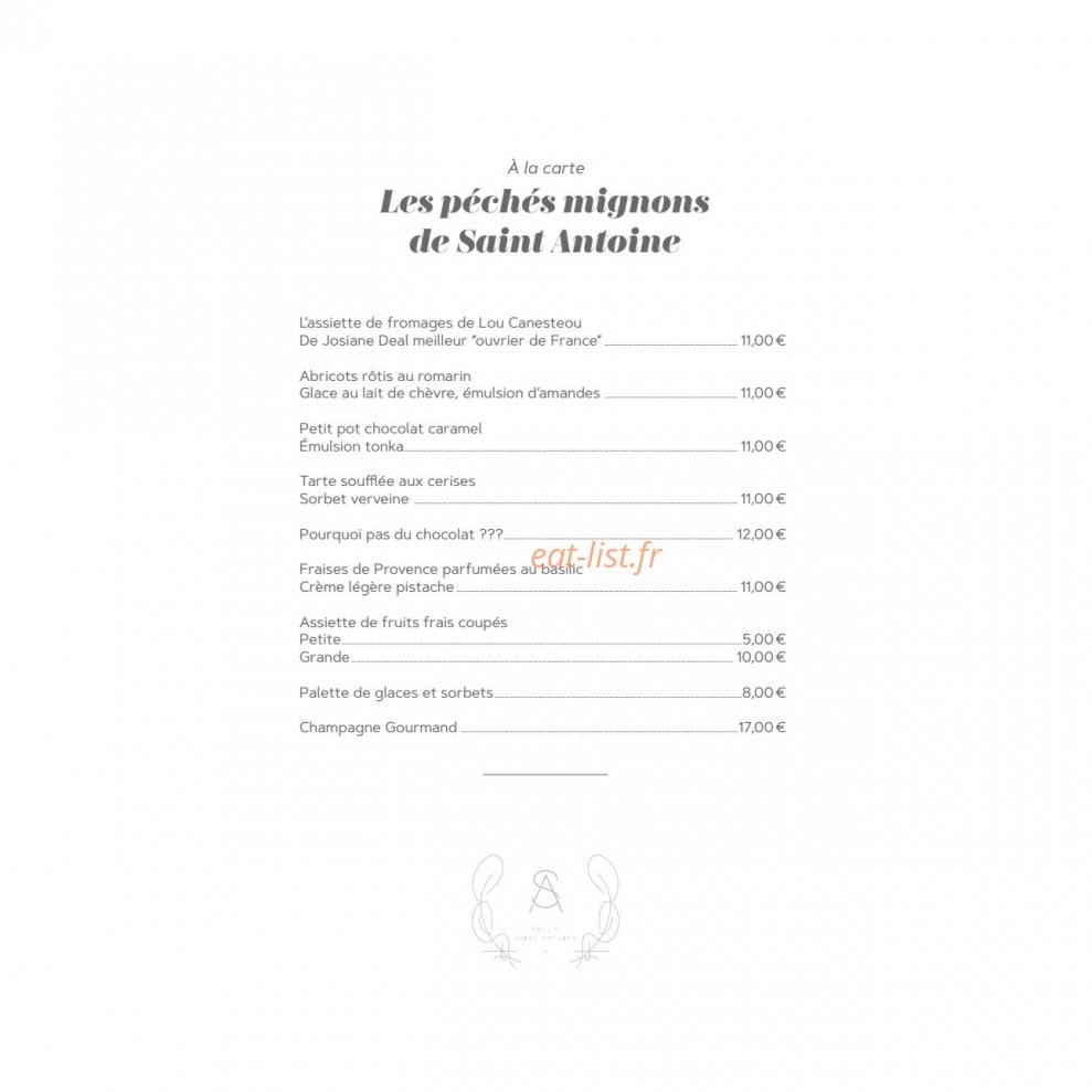 Villa Saint Antoine — carte page 5