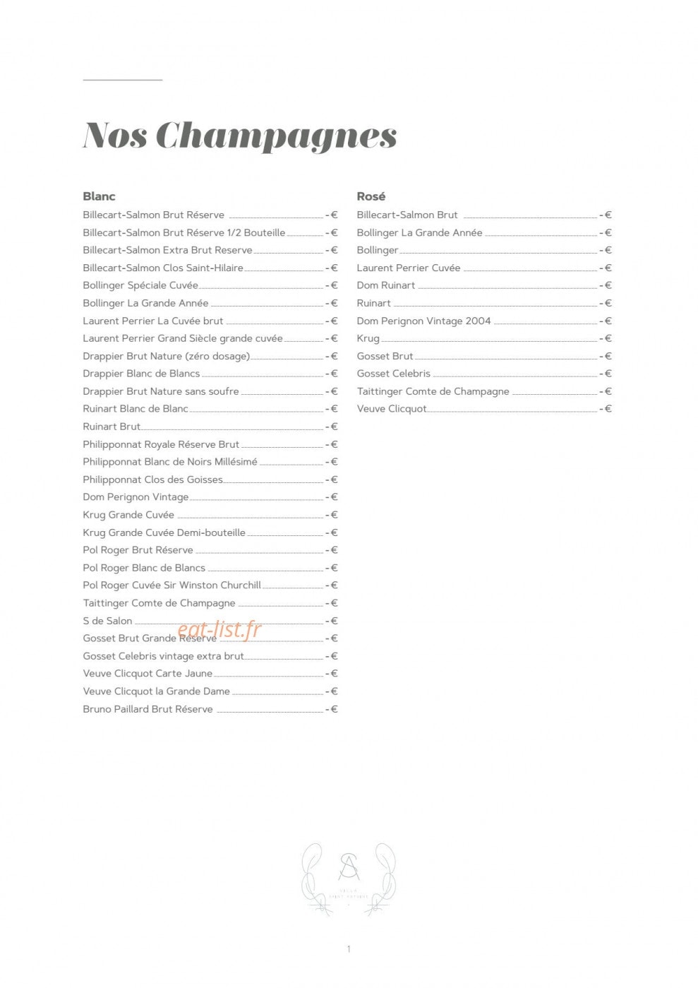 Villa Saint Antoine — carte page 16