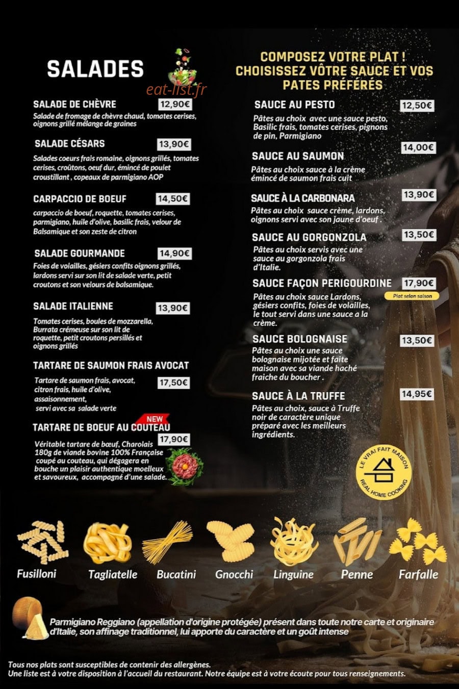 O'Resto — carte page 2