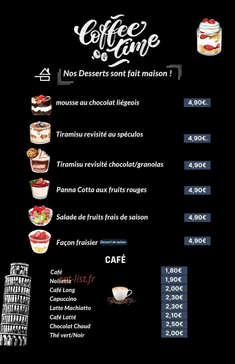 O'Resto — carte page 4